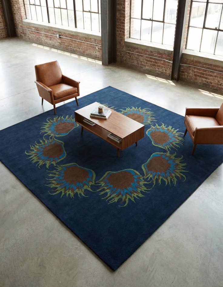 Detail image of 7' 7 x 7' 7 Luna Square Rug