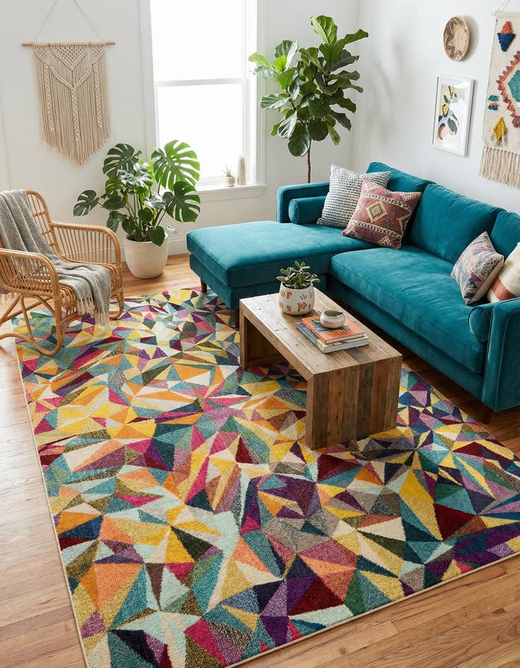 Detail image of 7' x 10' Washable Hyacinth Rug