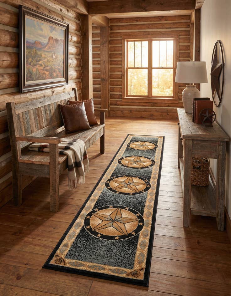 Detail image of 2' x 10' Pioneer Runner Rug