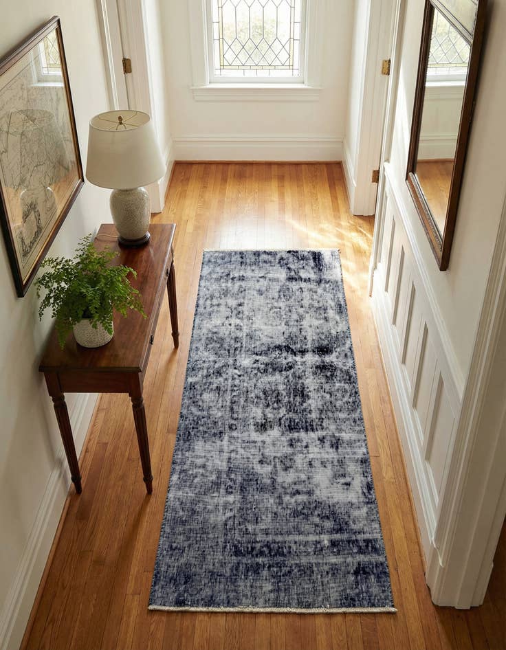 Detail image of 3' 5 x 6' 7 Hand Knotted Ultra Vintage Persian Wool Runner Rug