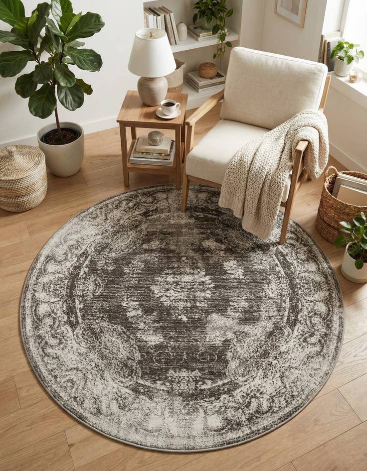 Detail image of 5' 3 x 5' 3 Aarhus Round Rug