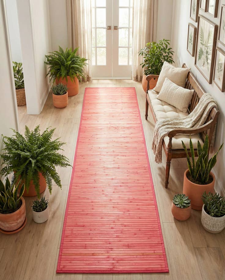 Detail image of 2' x 8' Bamboo Runner Rug