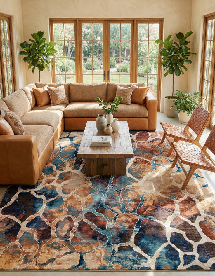 Detail image of 10' x 10' Gossamer Square Rug