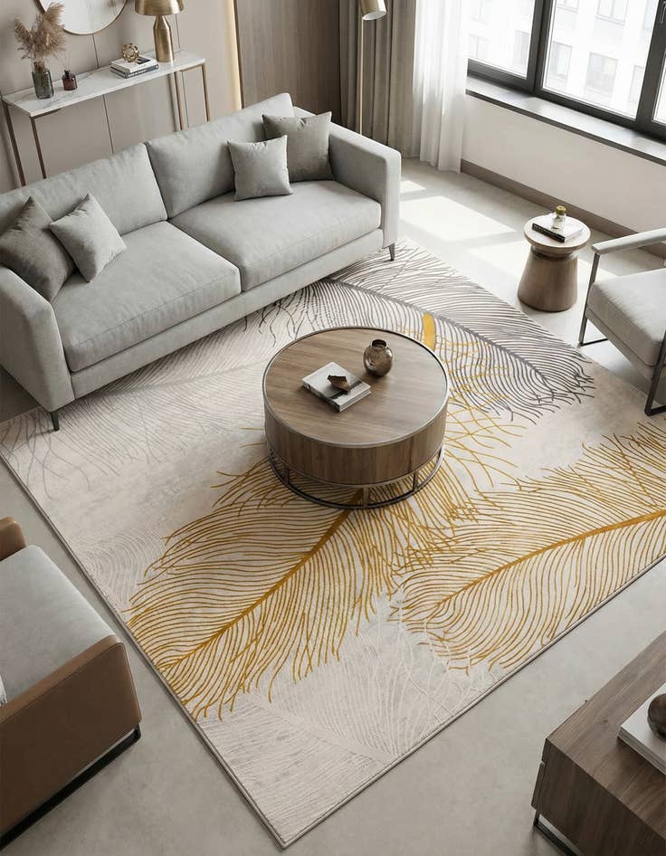Detail image of 7' 10 x 7' 10 Finsbury Square Rug