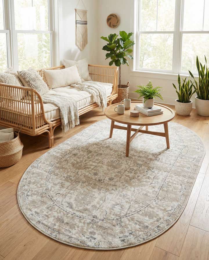 5' 3 x 8' Oregon Oval Rug