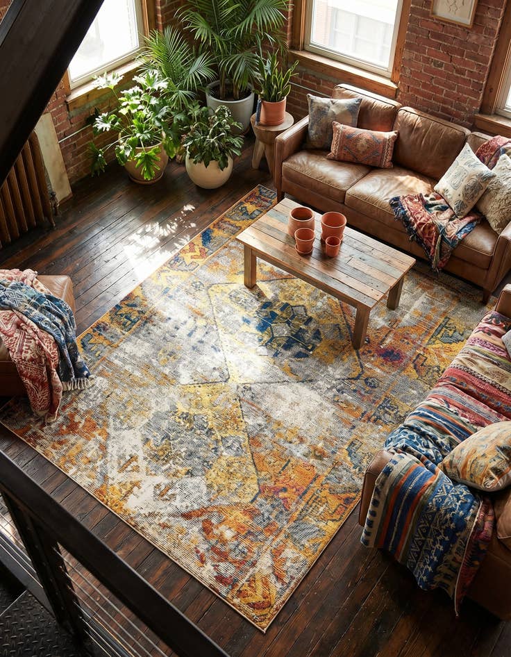 Detail image of 9' x 12' 2 Washable Alta Rug