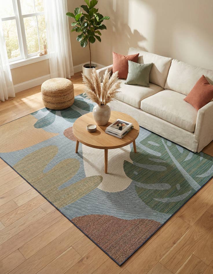 Detail image of 7' 10 x 10' Washable Baja Indoor / Outdoor Rug