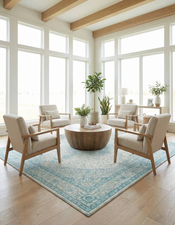 Detail image of 10' x 10' Dover Square Rug