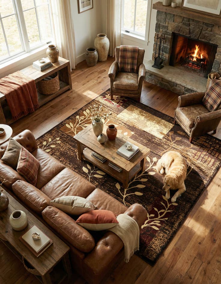 Detail image of 7' 1 x 10' Cafe Rug