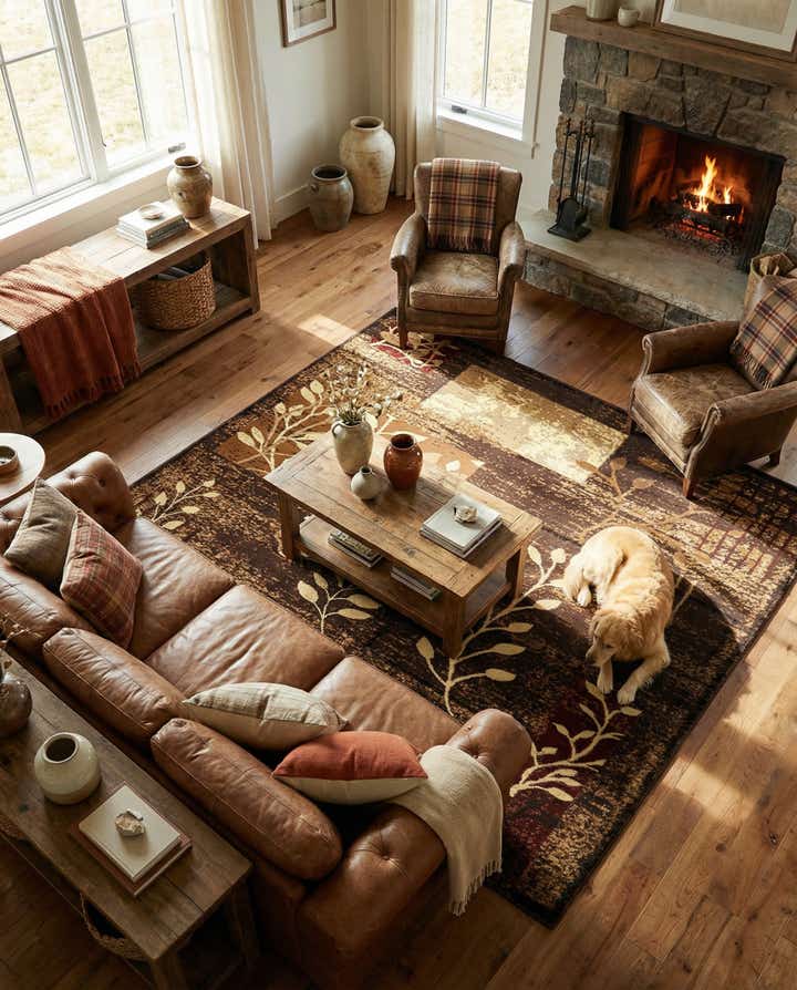 7' 1 x 10' Cafe Rug