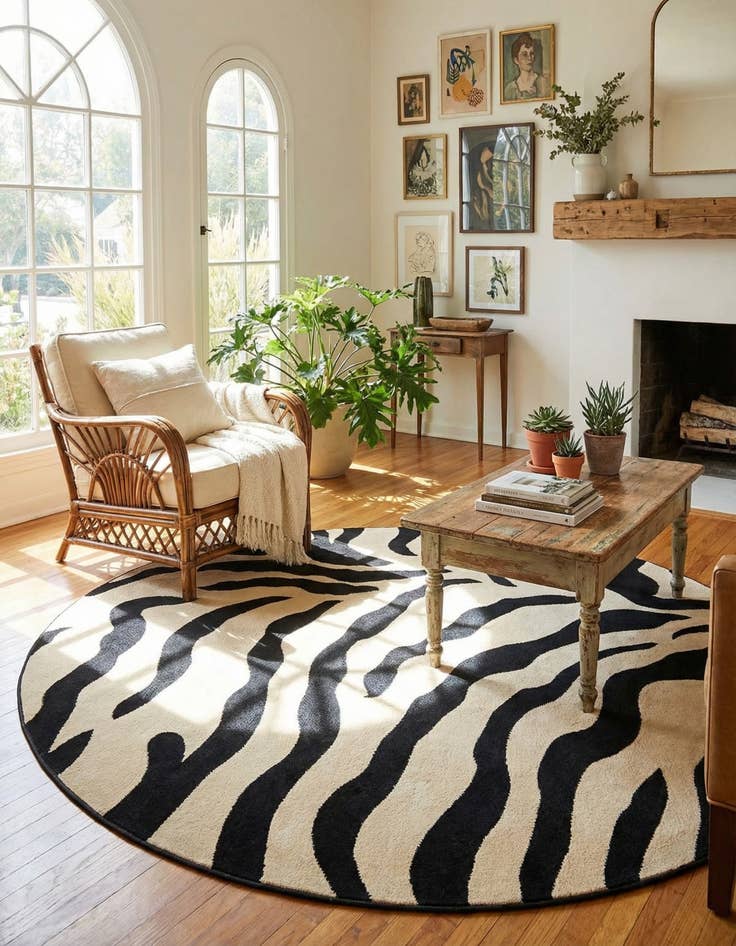 Detail image of 7' 10 x 7' 10 Savannah Round Rug