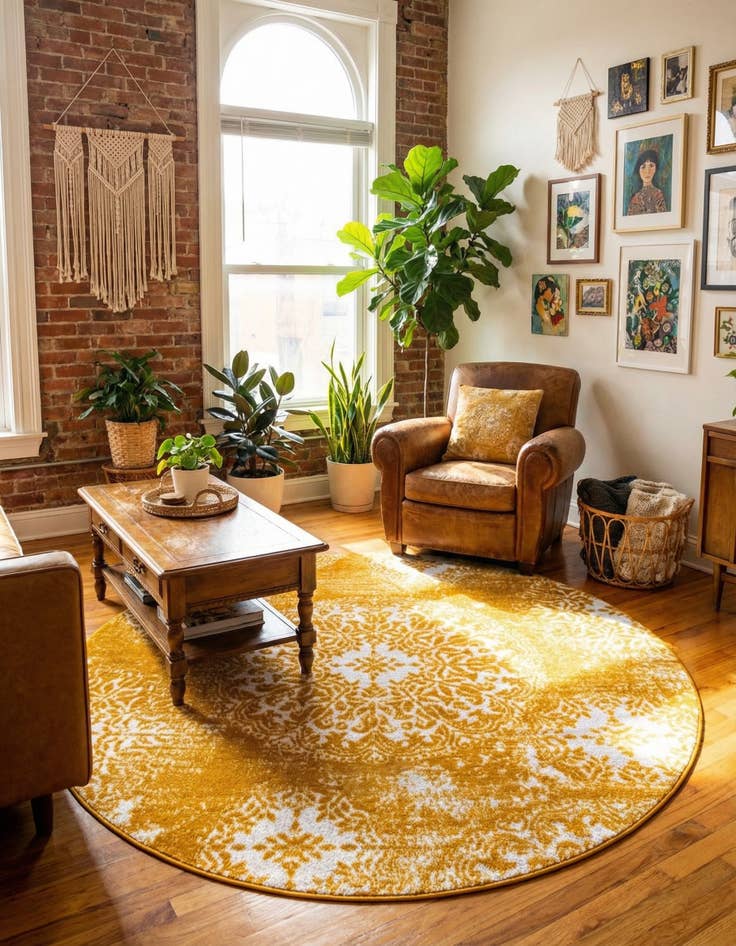 Detail image of 5' 3 x 5' 3 Monte Carlo Round Rug