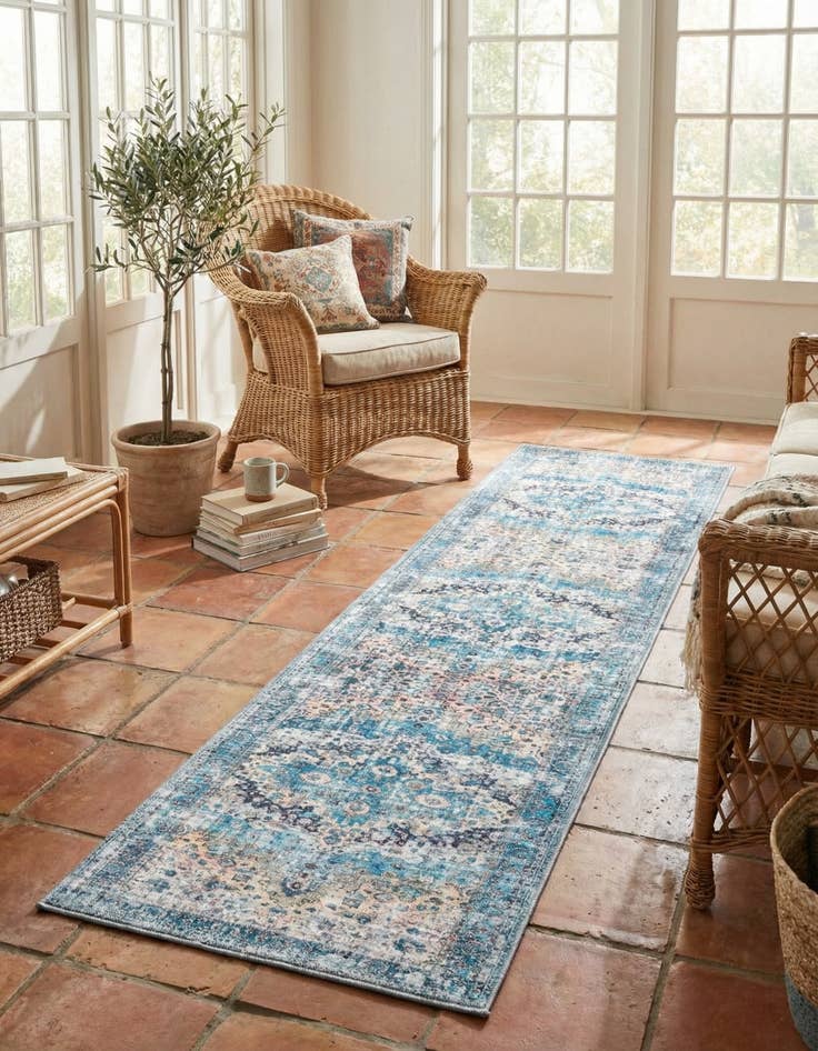 Detail image of 2' x 7' 10 Washable Mangata Runner Rug