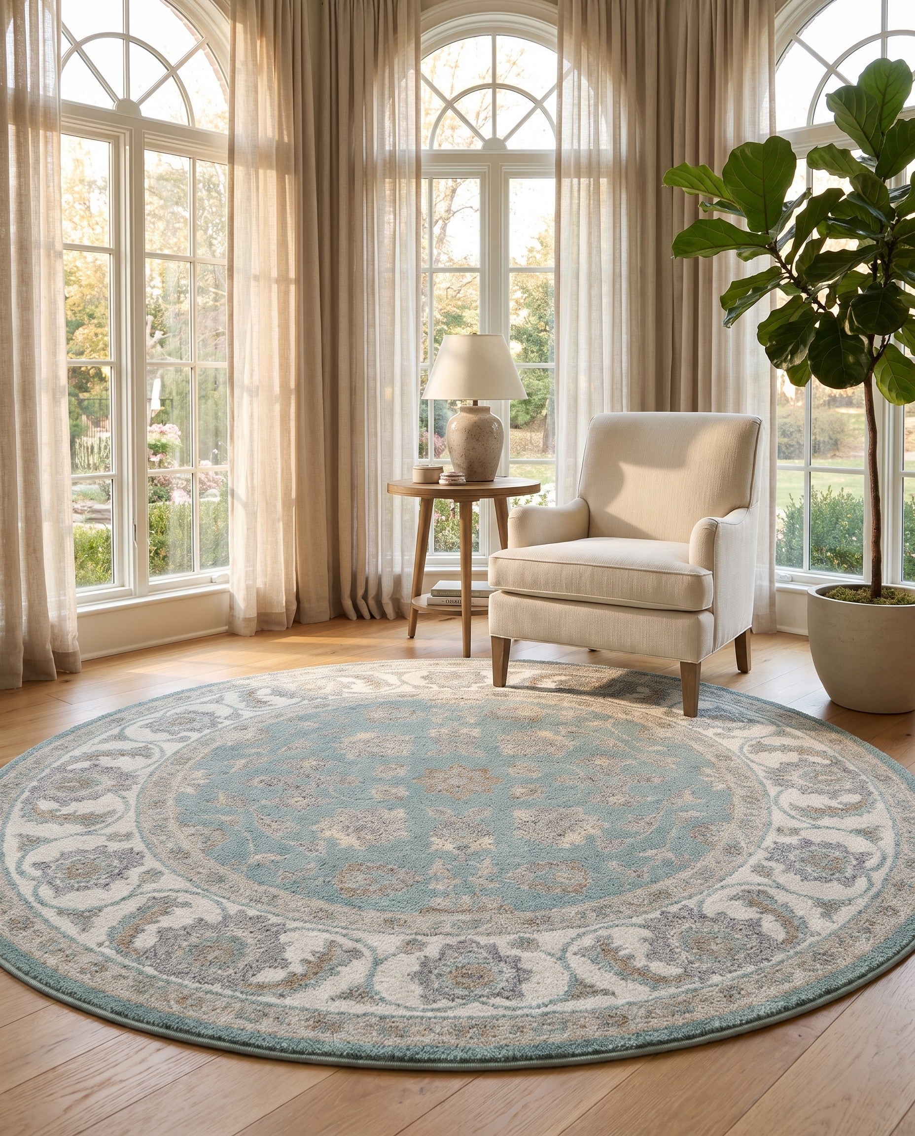 6' x 6' Aurelia Round Rug
