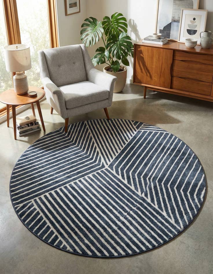 Detail image of 7' 10 x 7' 10 Oslo Round Rug