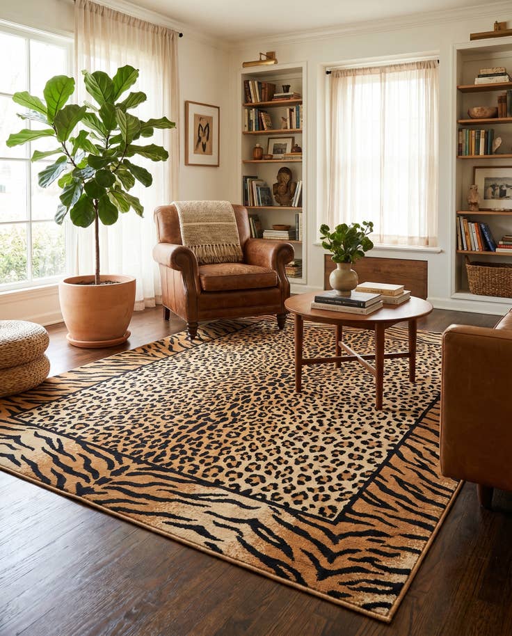 Detail image of 7' 10 x 11' Safari Rug