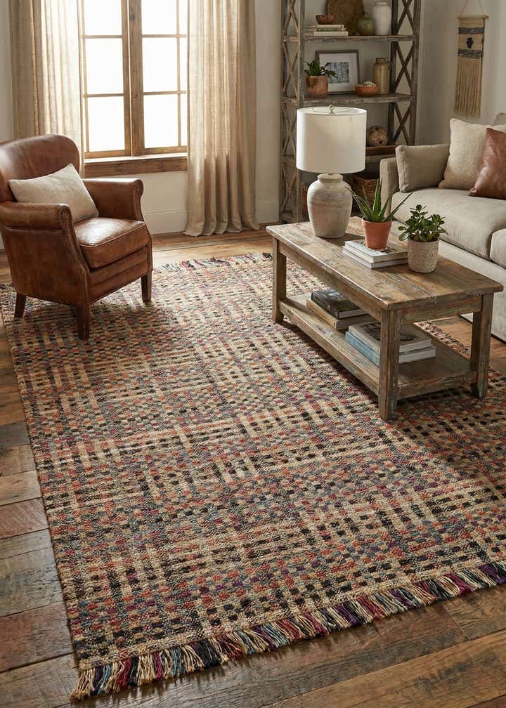9' x 12' Hand Woven Chunky Jute Rug