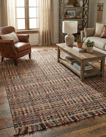 9' x 12' Hand Woven Chunky Jute Rug