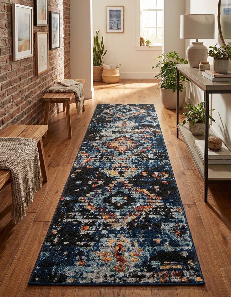 Detail image of 2' 2 x 6' Morocco Runner Rug