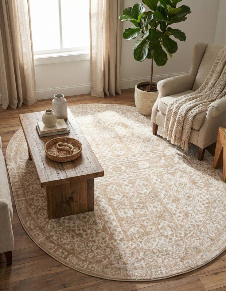 Detail image of 8' x 10' Oxford Oval Rug