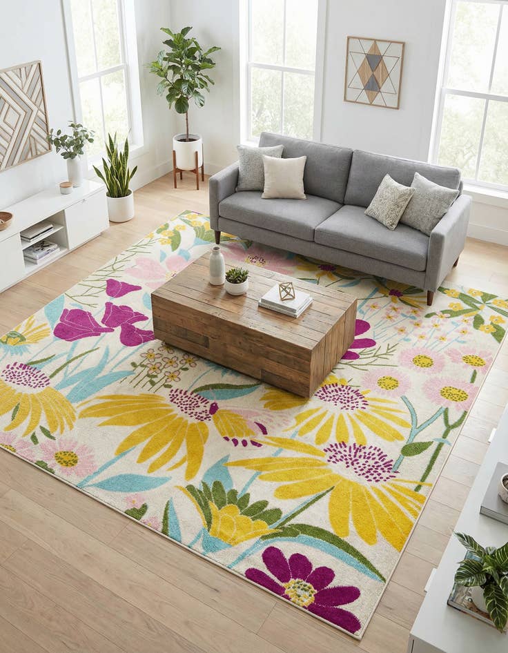 Detail image of 10' x 10' Bloom Square Rug