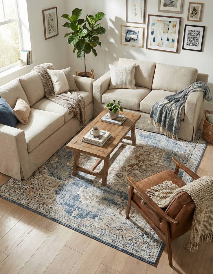 Detail image of 5' 3 x 8' Eliza Rug