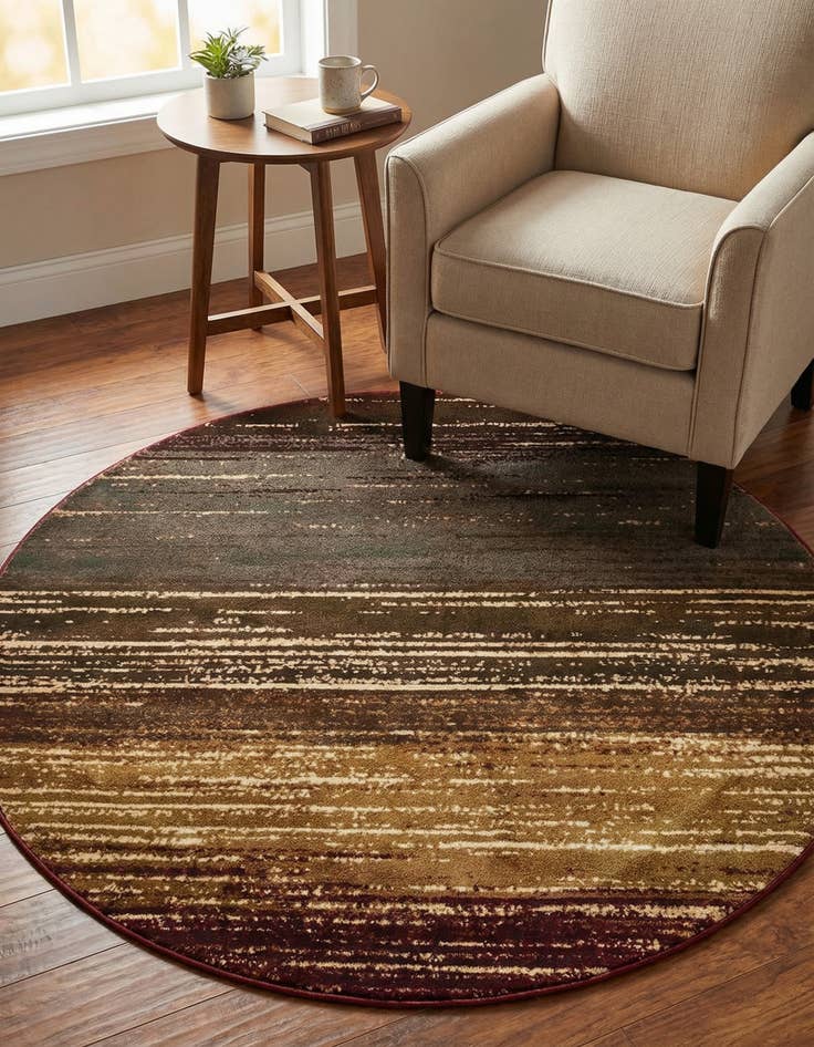 Detail image of 4' x 4' Coffee Shop Round Rug