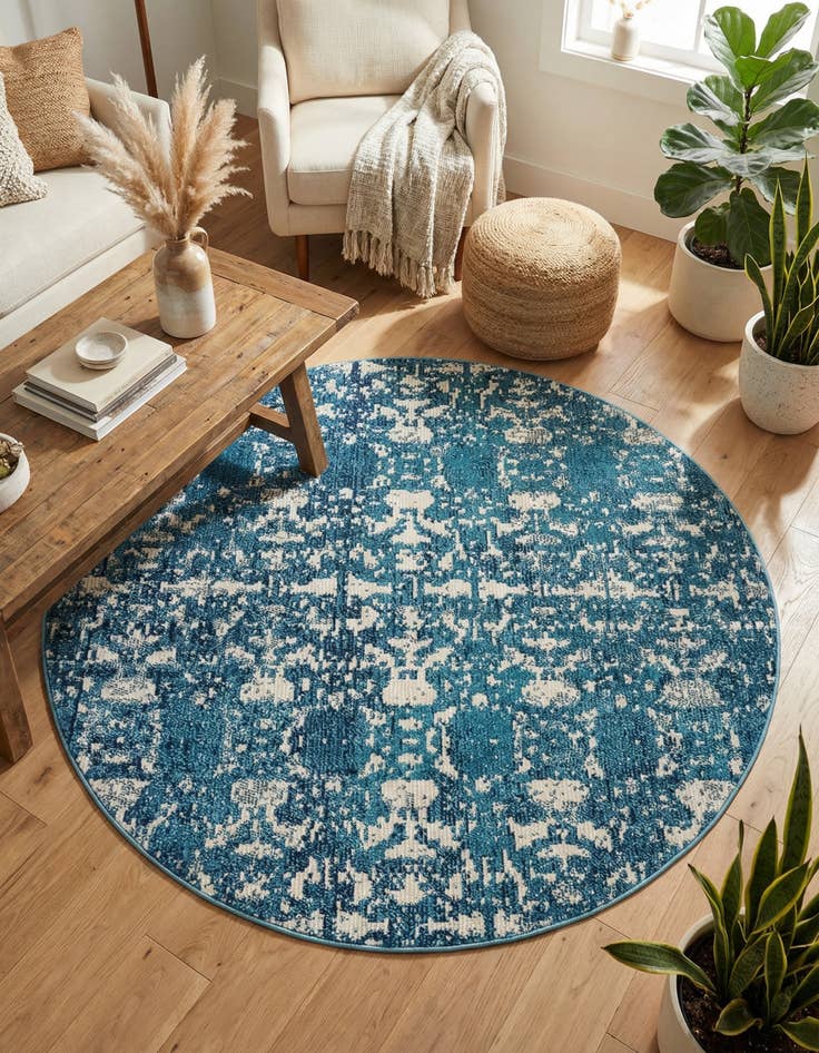 Detail image of 4' x 4' Amulet Round Rug