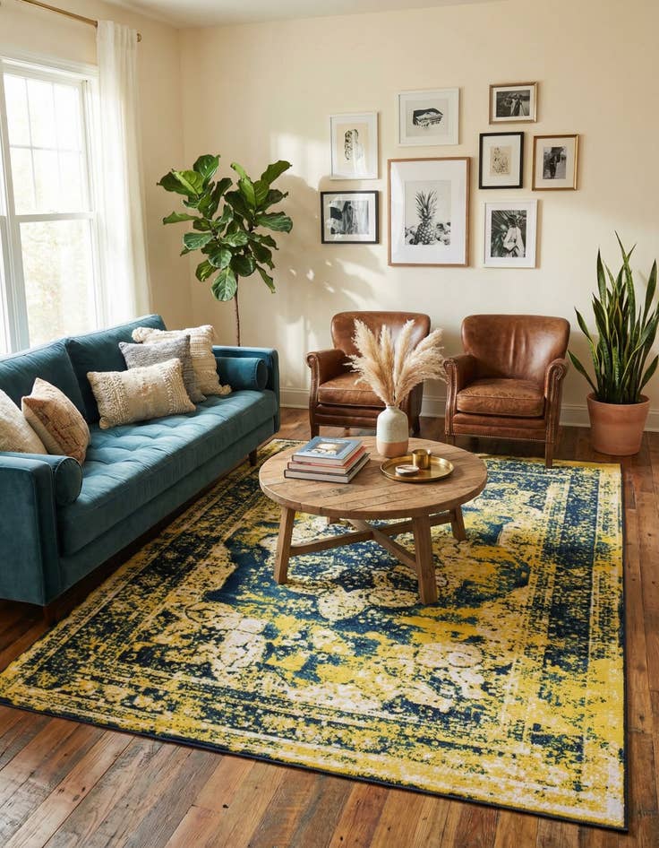 Detail image of 7' 10 x 10' Monte Carlo Rug