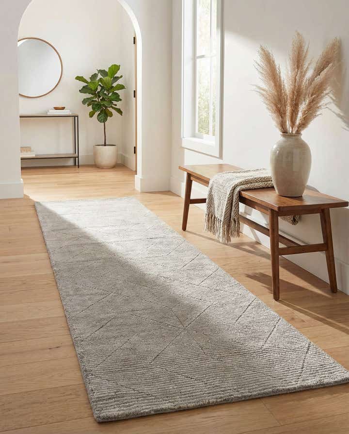 2' x 8' WoolCraft Geometric Runner Rug