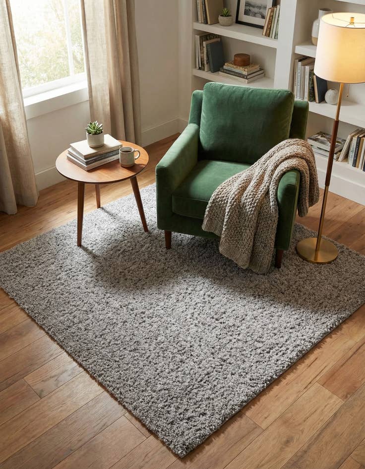 Detail image of 5' x 5' Everyday Shag Square Rug