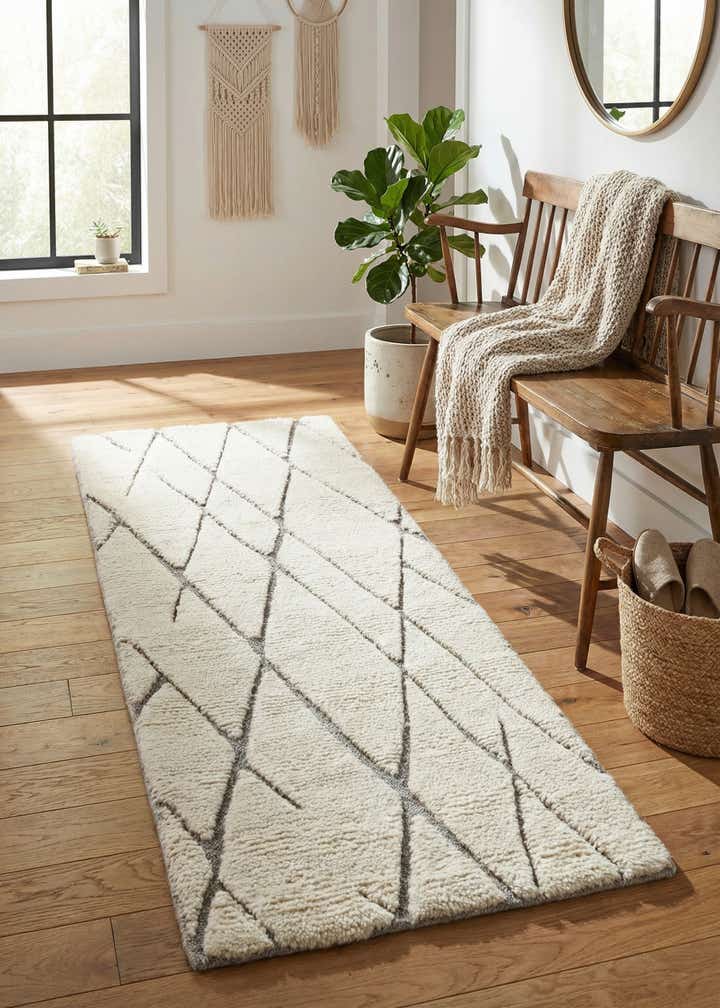 2' x 5' 1 Atlas Moroccan Wool Runner Rug