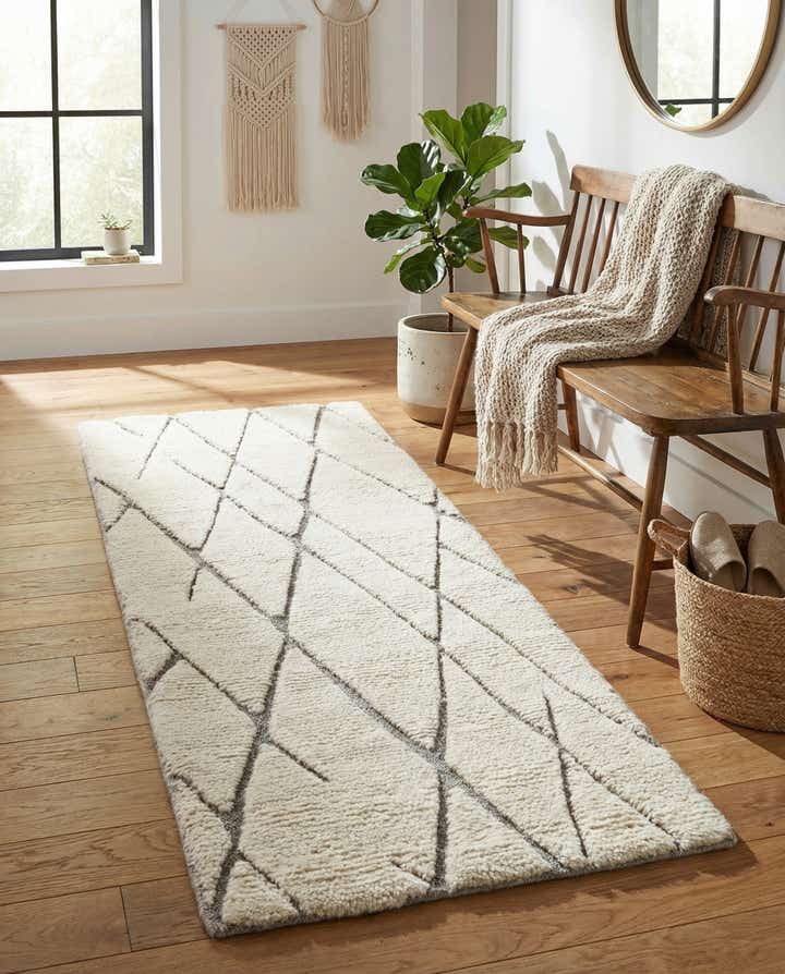 2' x 5' 1 Atlas Moroccan Wool Runner Rug
