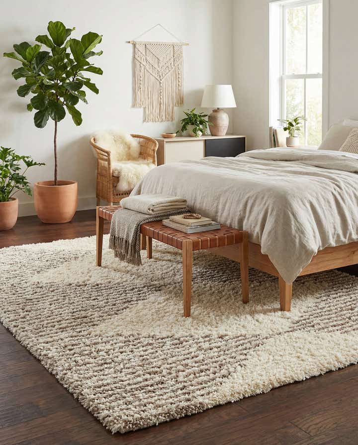 8' x 8' Infinity Shag Square Rug
