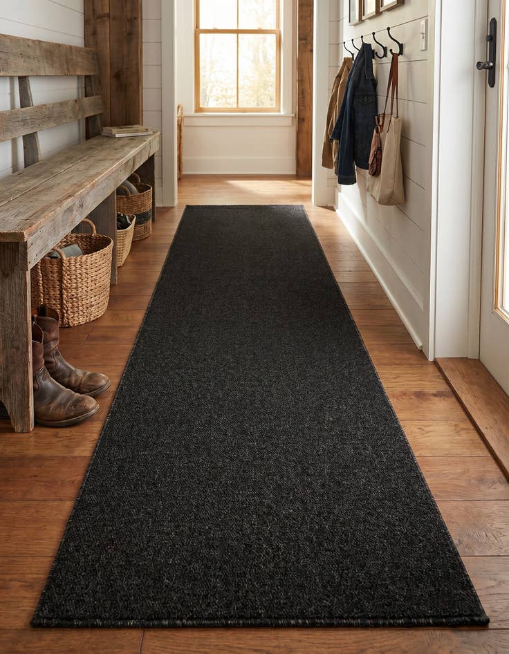 Detail image of 2' 6 x 10' Everyday Solid Runner Rug