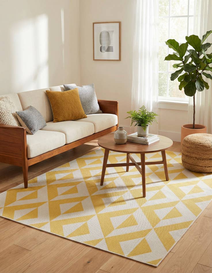 Detail image of 5' 3 x 8' Washable Jill Zarin Napa Indoor / Outdoor Rug