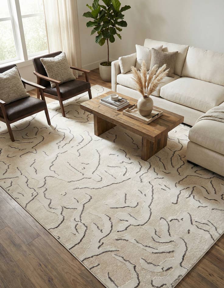 Detail image of  10' x 14'  Washable Sabrina Soto Indoor / Outdoor Rug