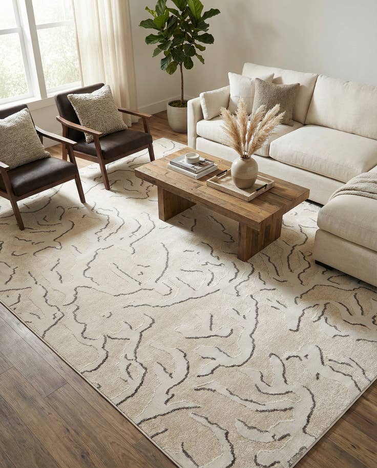 Detail image of 10' x 14' Easy-Clean Sabrina Soto Indoor / Outdoor Rug