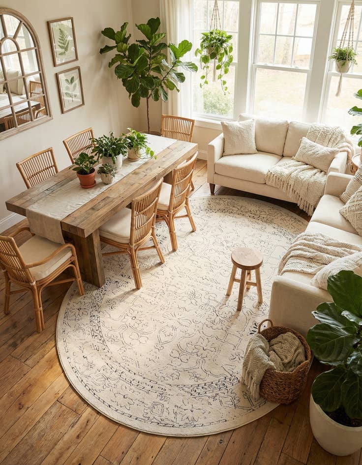 Detail image of 7' 10 x 10' Isabella Oval Rug