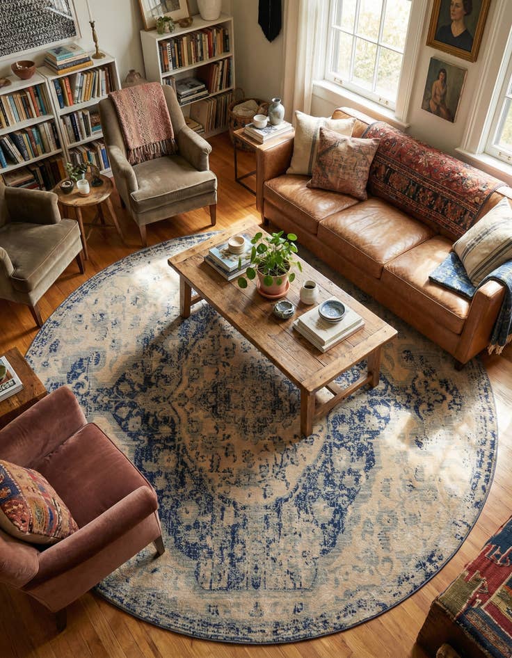 Detail image of 8' x 8' Berkshire Round Rug