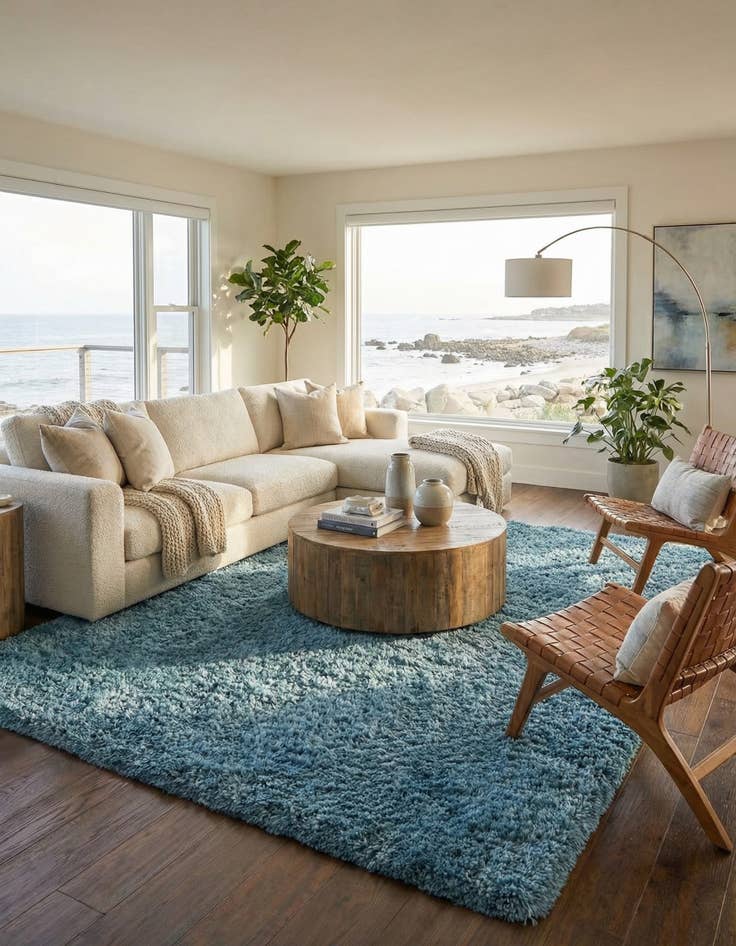 Detail image of 10' x 13' Infinity Shag Rug