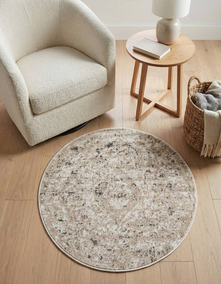 Detail image of 3' x 3' Oregon Round Rug