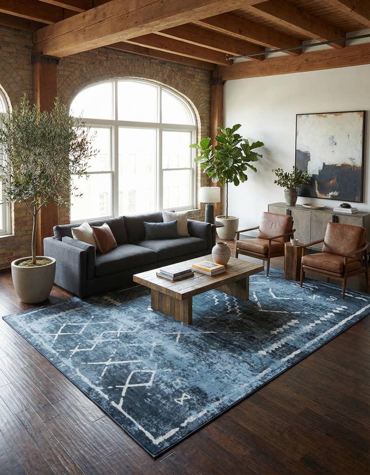 Detail image of 10' x 14' Kamala Washable Rug