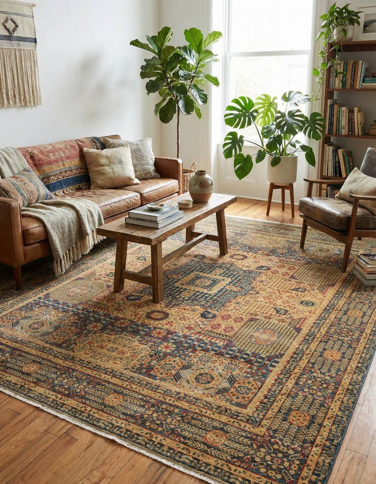 Detail image of 10' x 11' 4 Mamluk Rug