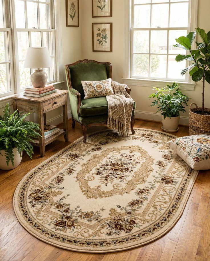 Detail image of 4' x 6' Chateau Oval Rug