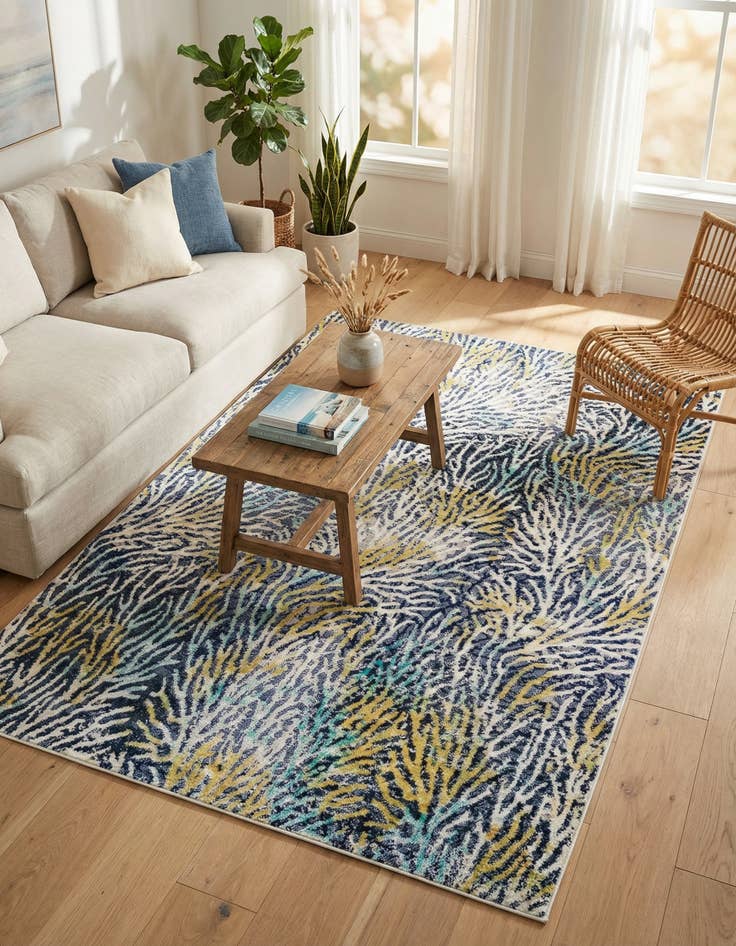 Detail image of 5' 3 x 8' Ariel Rug