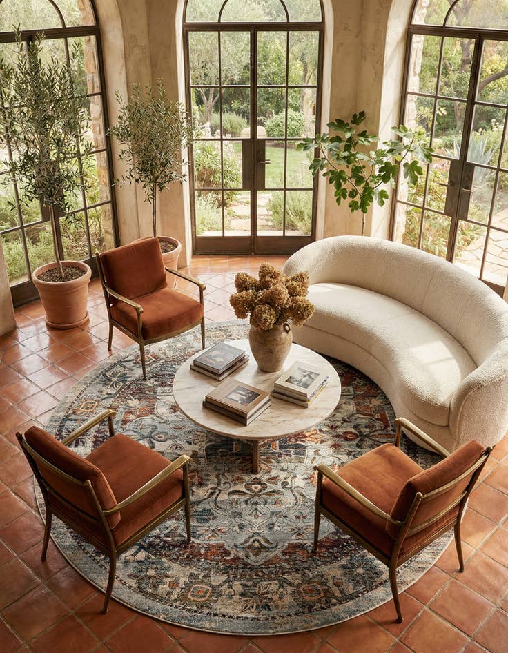 Detail image of 10' x 10' Isabella Round Rug