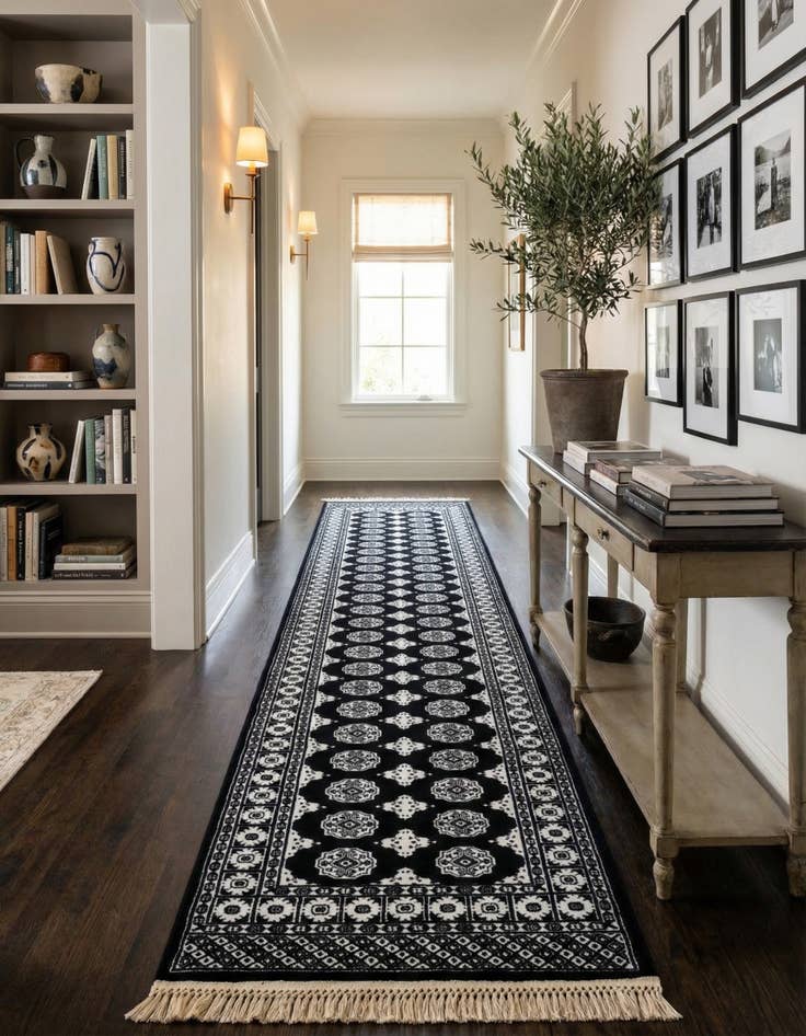 Detail image of 2' 7 x 10' Bokhara Runner Rug