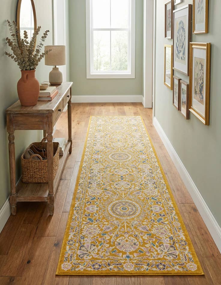 Detail image of 2' 7 x 10' Blossom Runner Rug