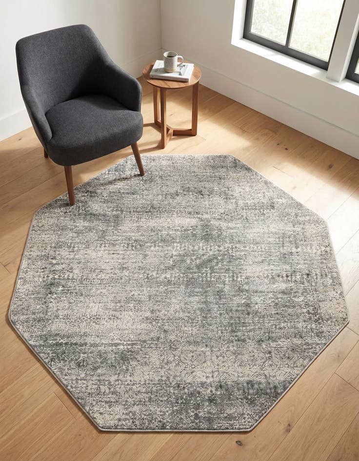 Detail image of 5' 3 x 5' 3 Finsbury Octagon Rug